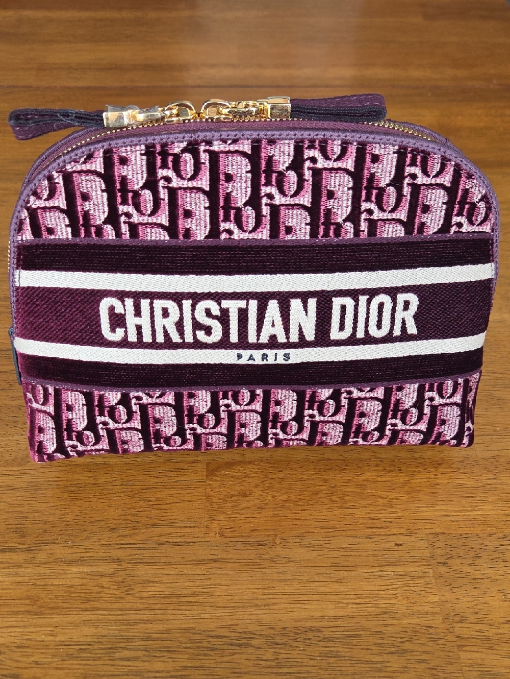 RARE CHRISTOAN DIOR Embroideree Cosmetic Bag